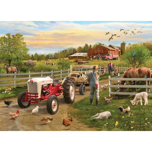 Farmer's Ford Tractor 1000 Piece Jigsaw Puzzle Eurographics