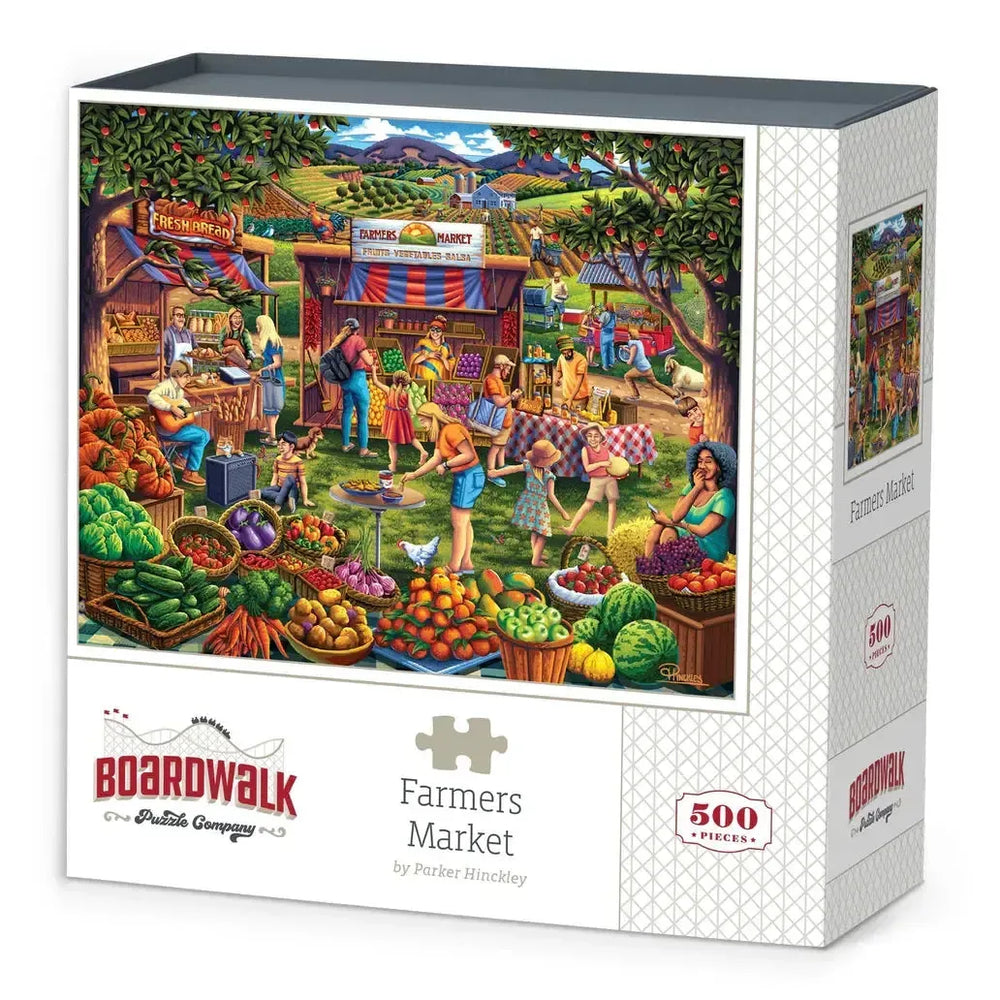 Farmers Market 500 Piece Jigsaw Puzzle Boardwalk