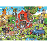 Farmyard Folly 350 Piece Family Jigsaw Puzzle Cobble Hill