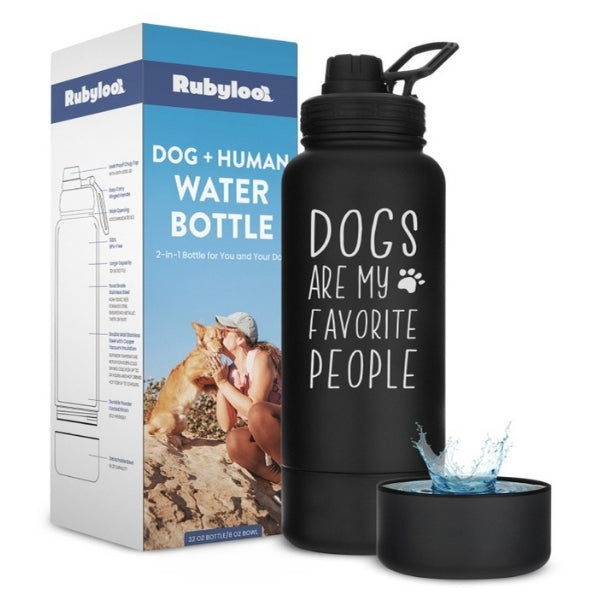 Portable Leak-Proof Travel Water Bowl for Dogs and Cats 16oz