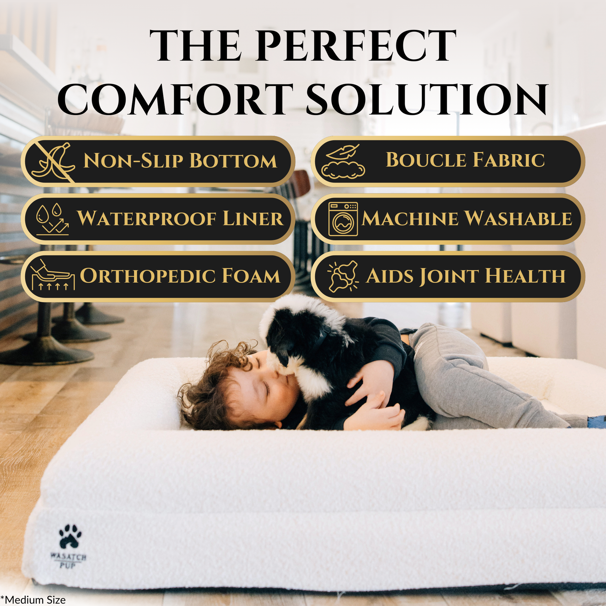 Luxury Orthopedic Dog Bed - Wasatch Pup