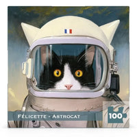 Félicette - Astrocat 100 Piece Mini Jigsaw Puzzle NYPC