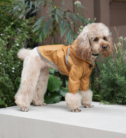 Ultralight Full covered hooded waterproof dog jacket -
