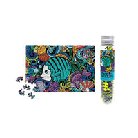Fish Doodle 150 Piece Mini Jigsaw Puzzle Micro Puzzles