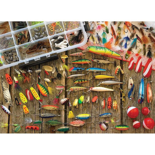 Fishing Lures 1000 Piece Jigsaw Puzzle Cobble Hill