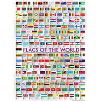 Flags of the World 1000 Piece Jigsaw Puzzle Eurographics