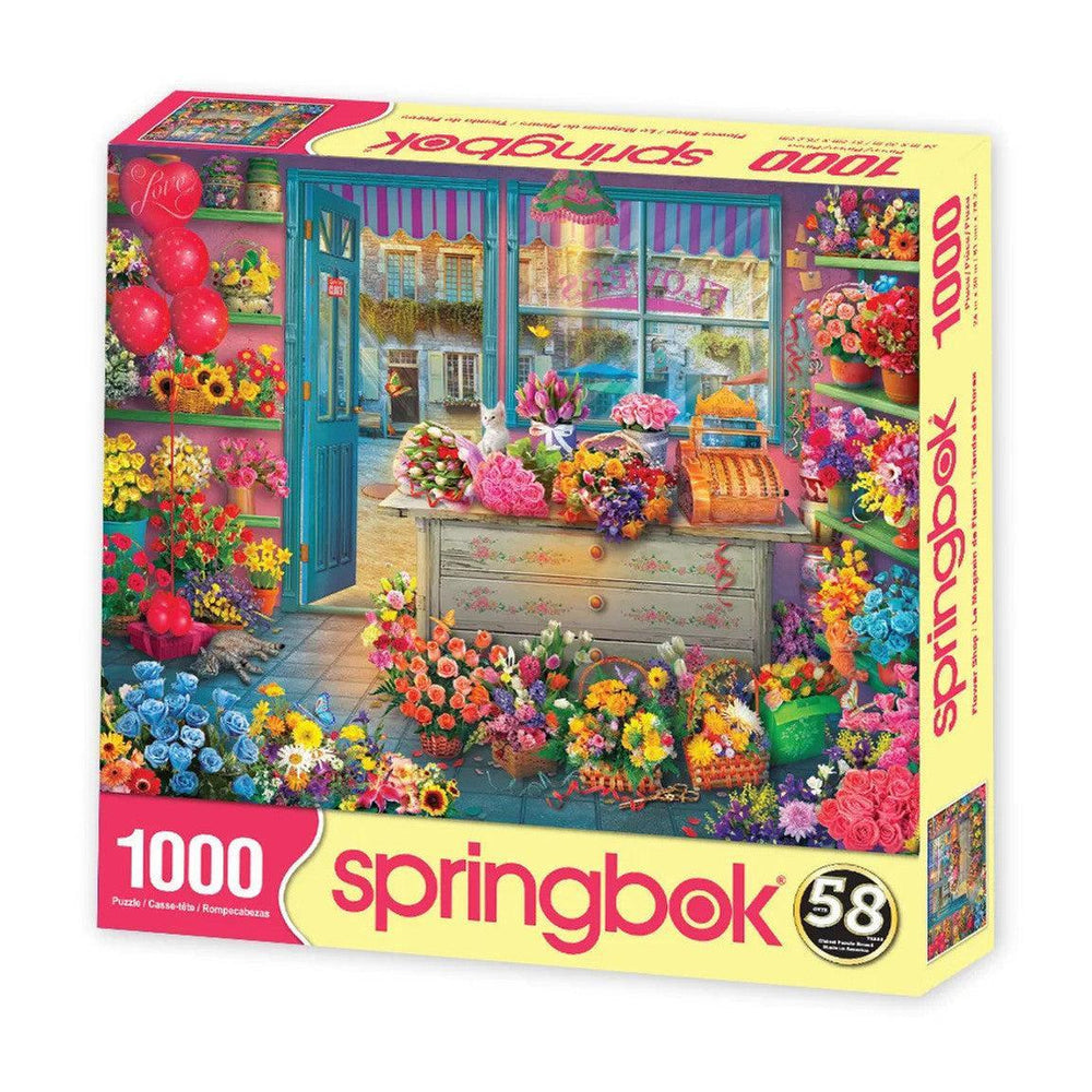 Flower Shop 1000 Piece Jigsaw Puzzle Springbok