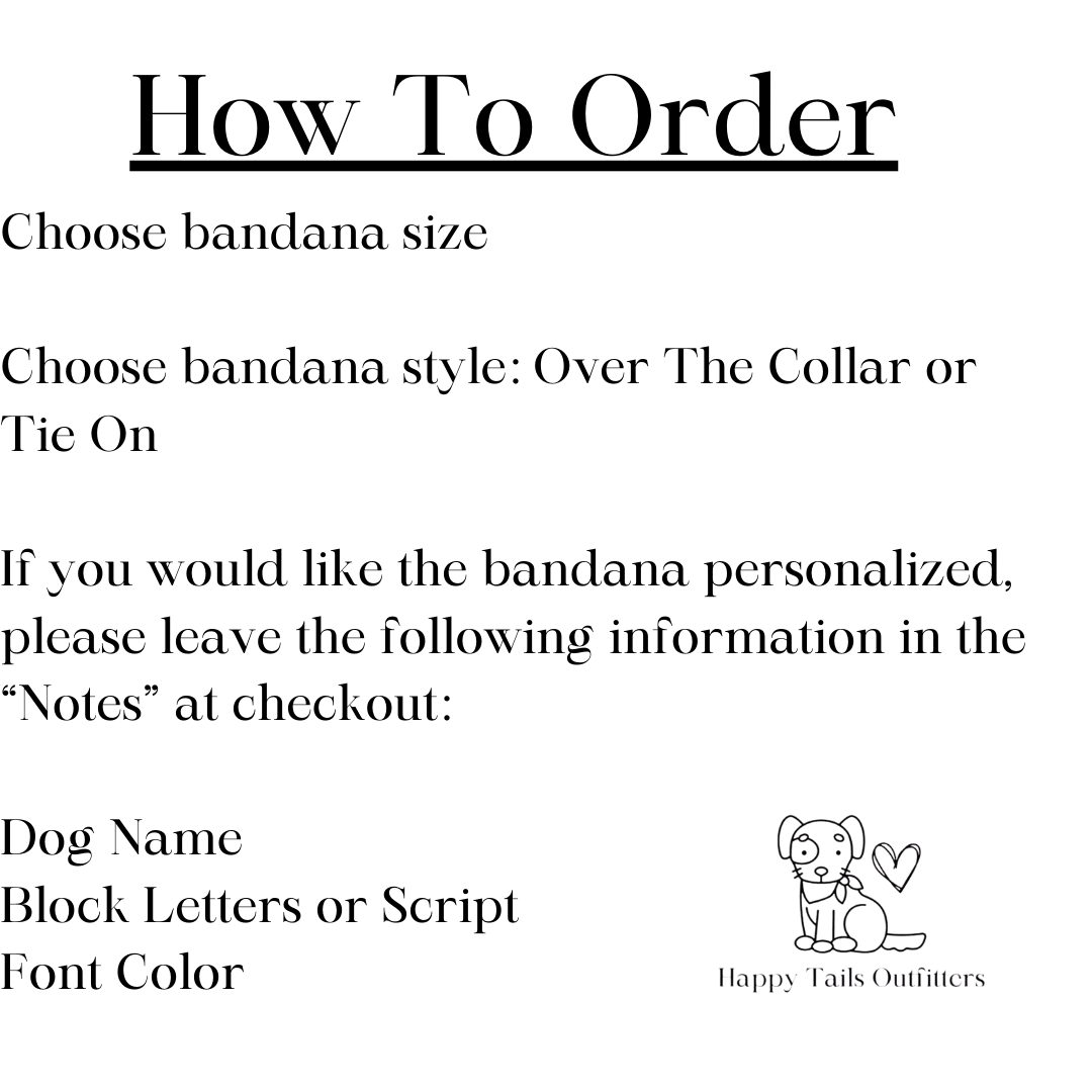 USA Dog Bandana - lifestyle view