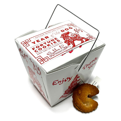 Dog Treat Gift Box: Fortune Cookie Dog Treat Box for Dogs - premium dog treat from Purrfect Pet Kingdom