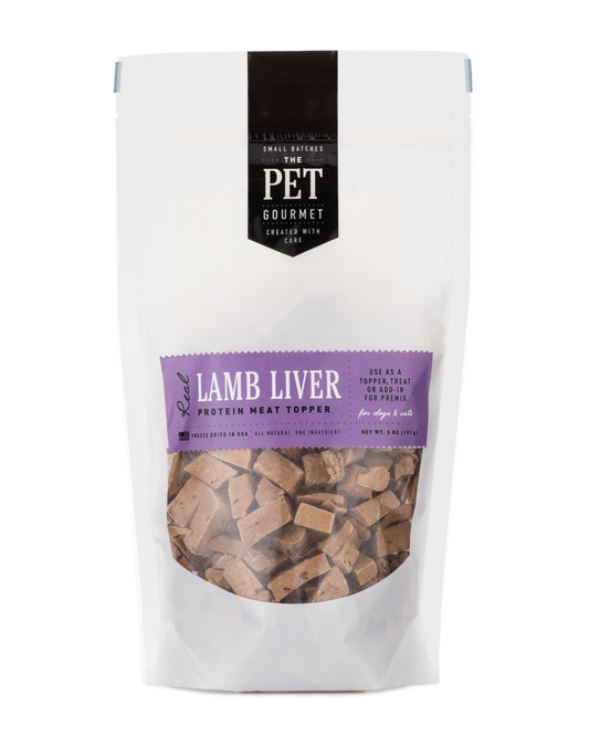 Freeze Dried Lamb Liver Dog Treats 8 Oz 🐑