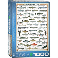 Freshwater Fish 1000 Piece Jigsaw Puzzle Eurographics