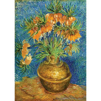 Fritillaries in a Copper Vase by Van Gogh 1000 Piece Jigsaw Puzzle Enjoy
