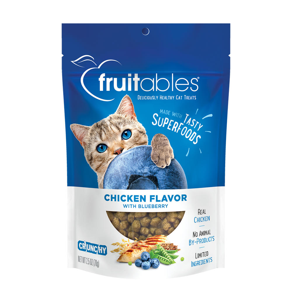 Fruitables Chicken Flavor with Blueberry Cat Treats (2.5oz)
