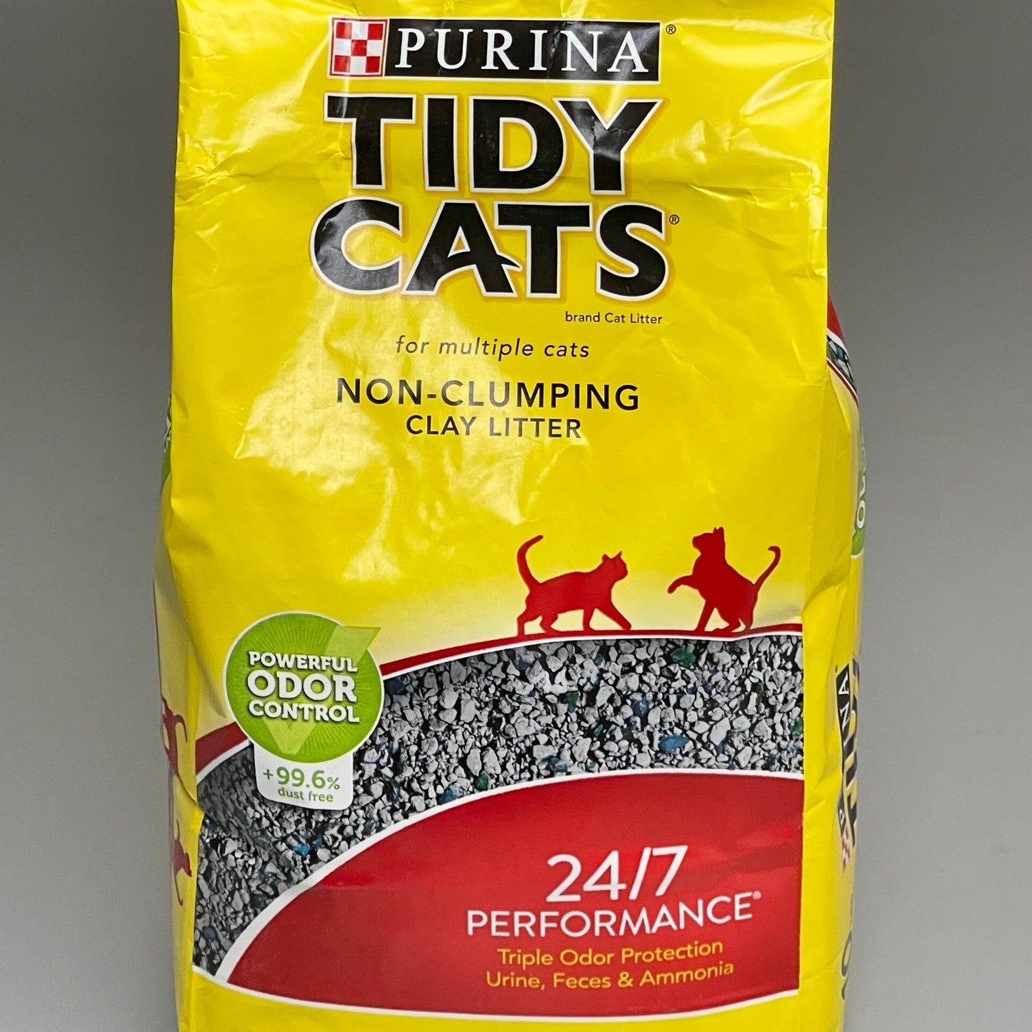 ZA@ PURINA 40 POUNDS! (4 Bags) Tidy Cats Non Clumping Cat Litter 10 lb. Bags