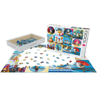 Funny Birds 1000 Piece Jigsaw Puzzle Eurographics