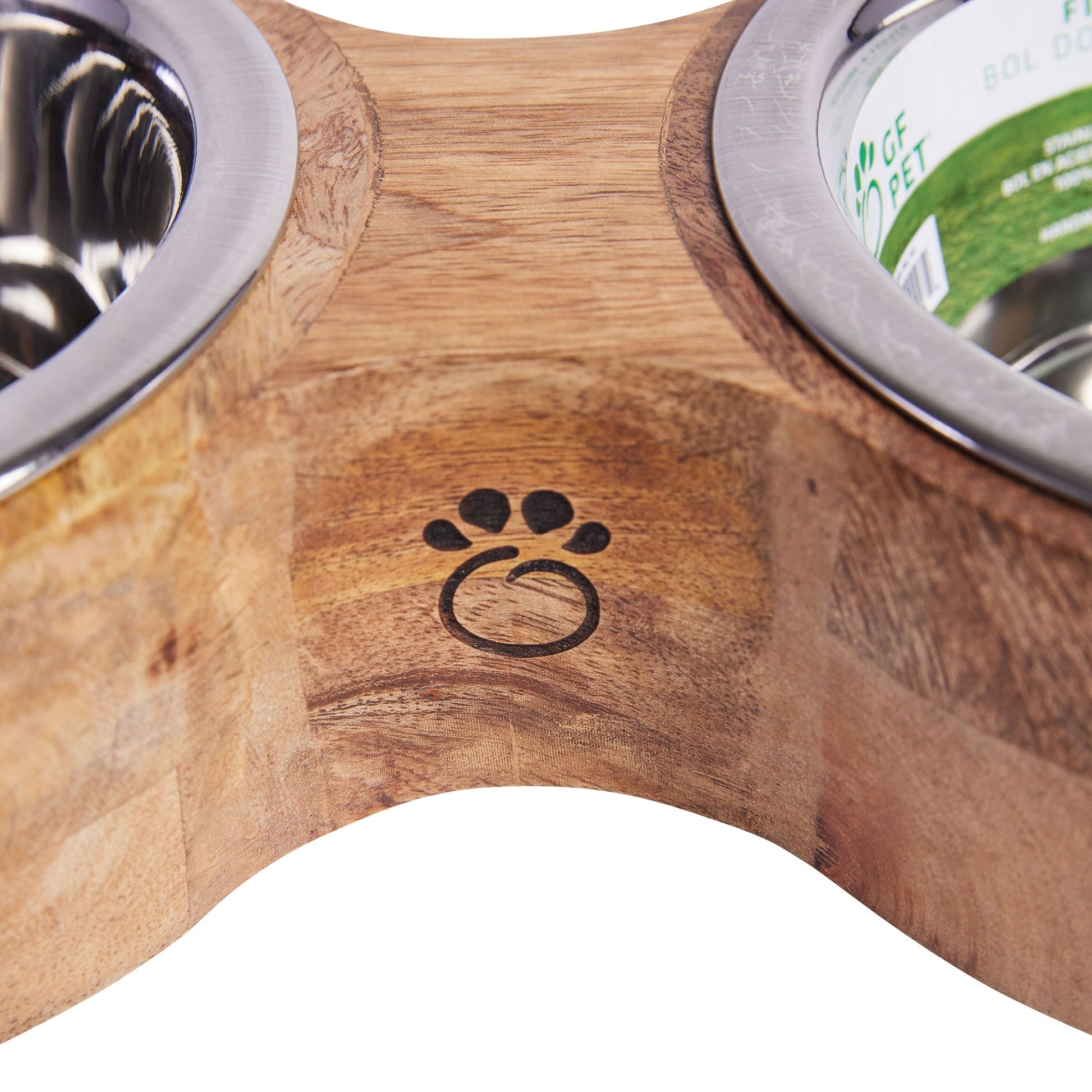 Wood & Metal Feeder Double Diner - GF Pet.us