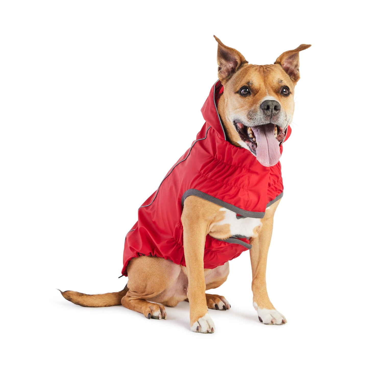 Reversible Elasto-Fit Raincoat - Red/Red 🌧️