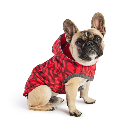 Reversible Elasto-Fit Raincoat - Red/Red 🌧️