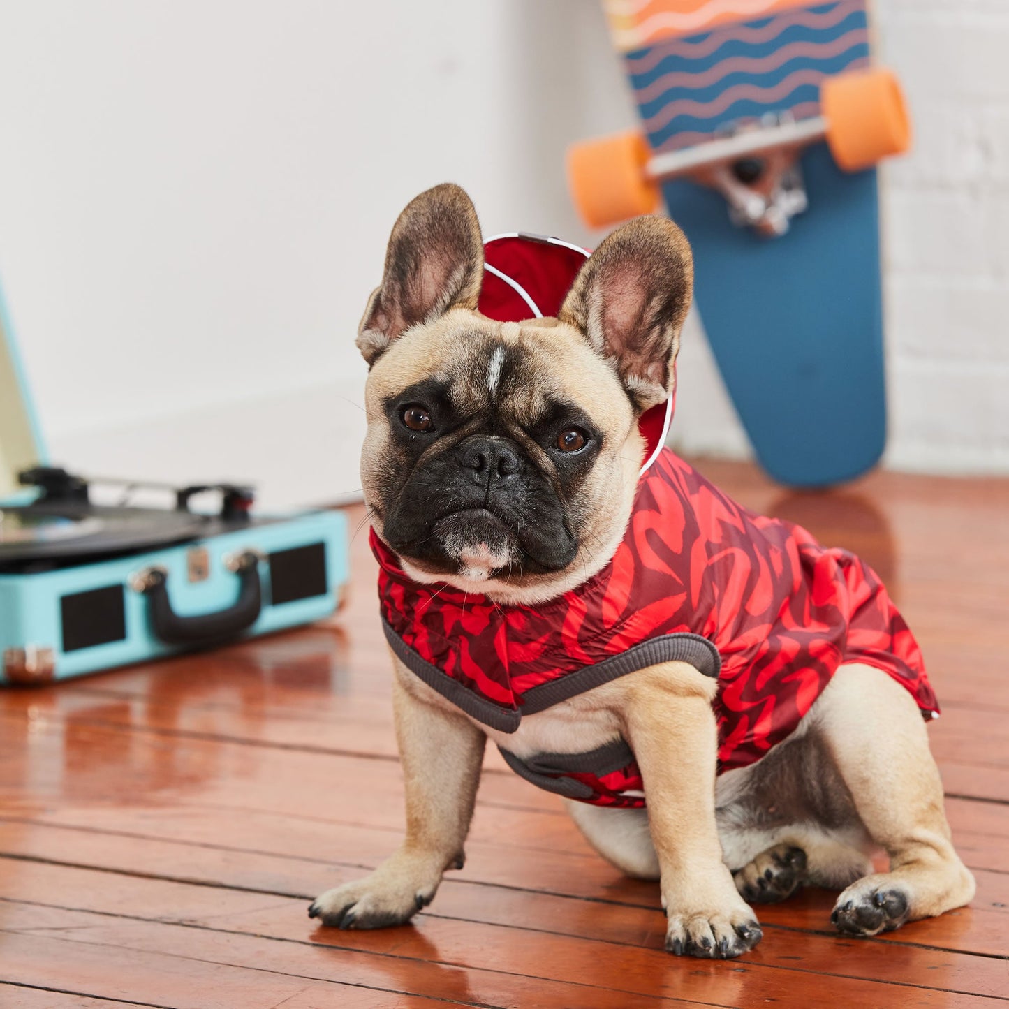 Reversible Elasto-Fit Raincoat - Red/Red 🌧️
