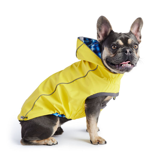 Reversible Elasto-Fit Raincoat - Yellow/Blue 🌧️