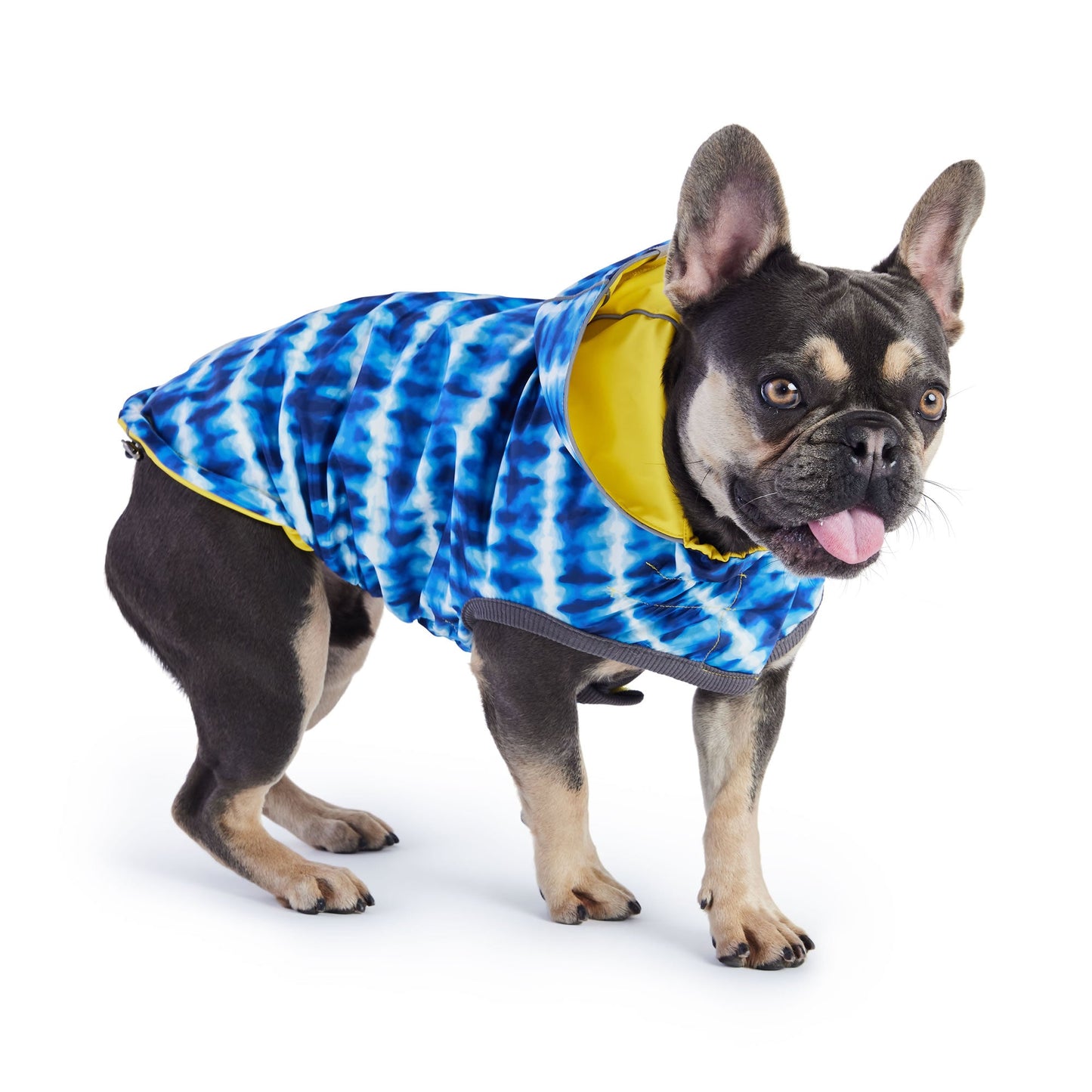 Reversible Elasto-Fit Raincoat - Yellow/Blue 🌧️