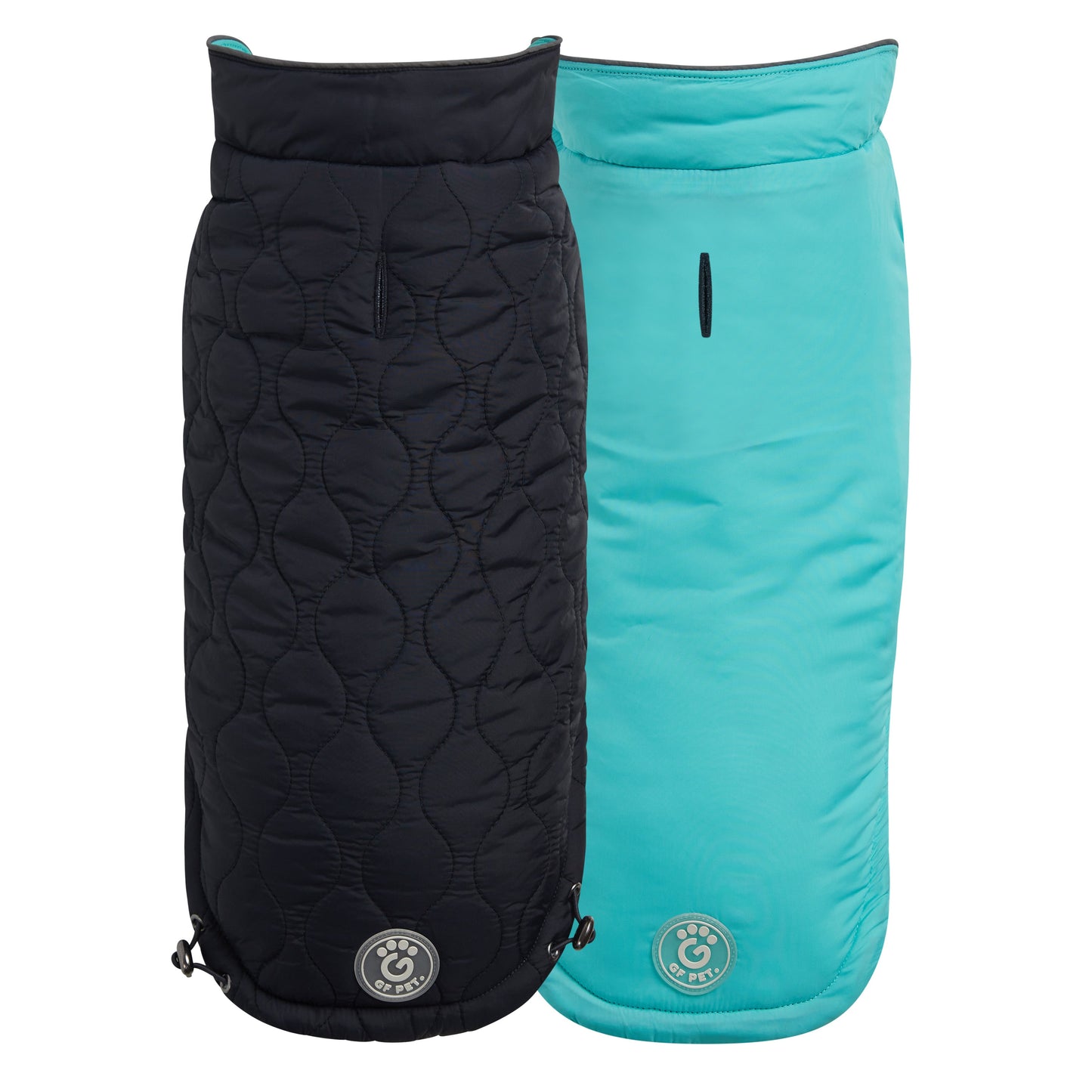 Reversible Chalet Jacket - Black/Aqua 🔄