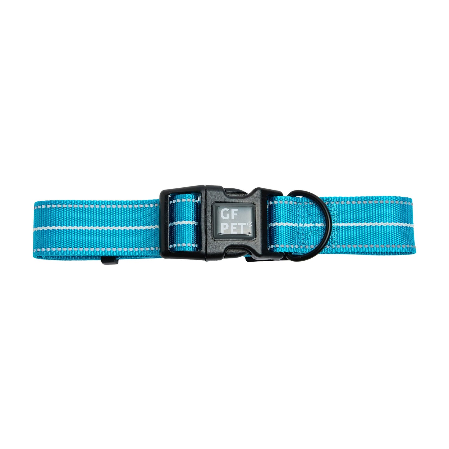 Reflective Collar - Neon Blue - Reflective Dog Collar - GF Pet.us