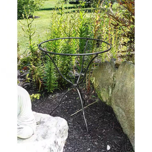 Bird Baths-29" High Tripod Ring Stand Bird Bath Base Only