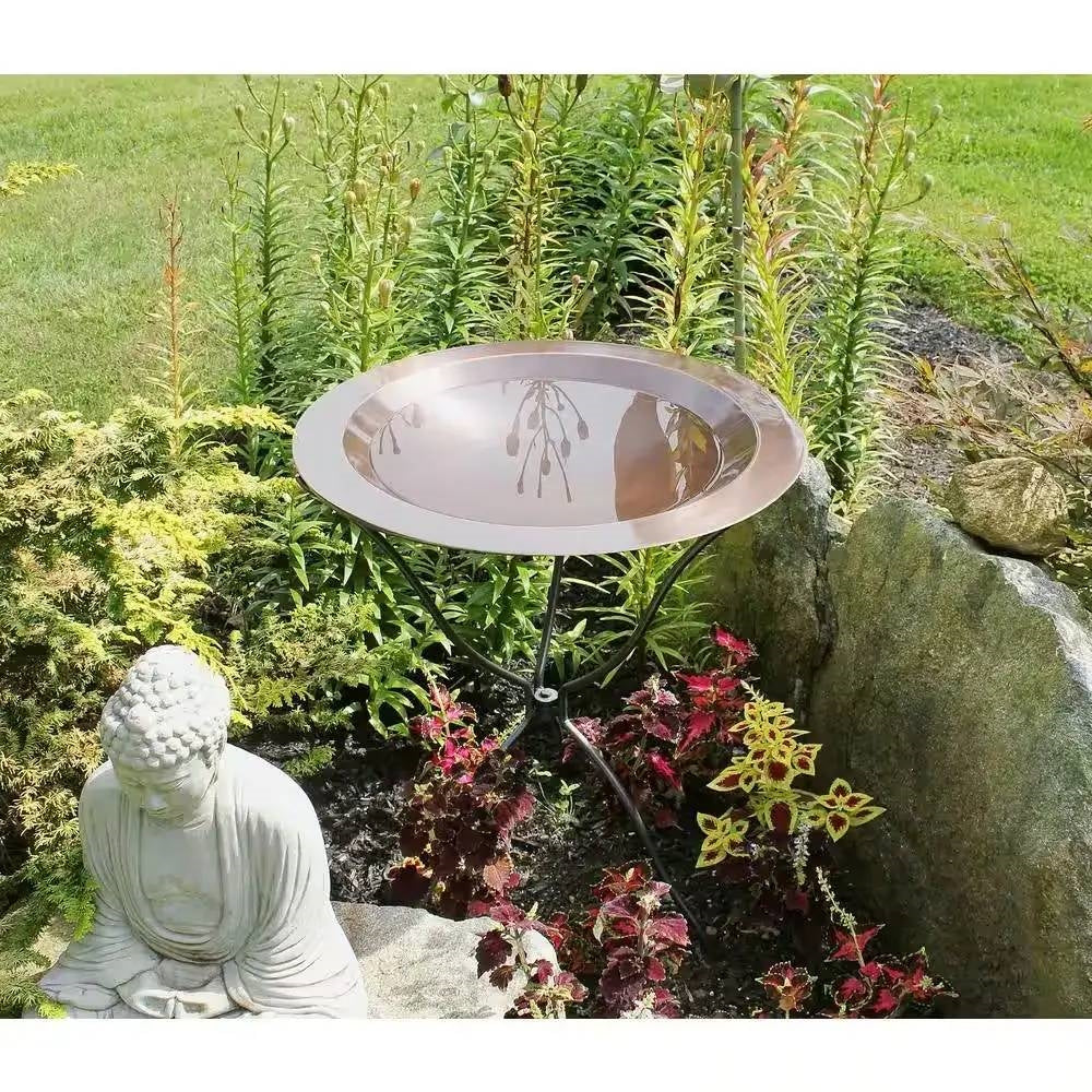 Bird Baths-29" High Tripod Ring Stand Bird Bath Base Only