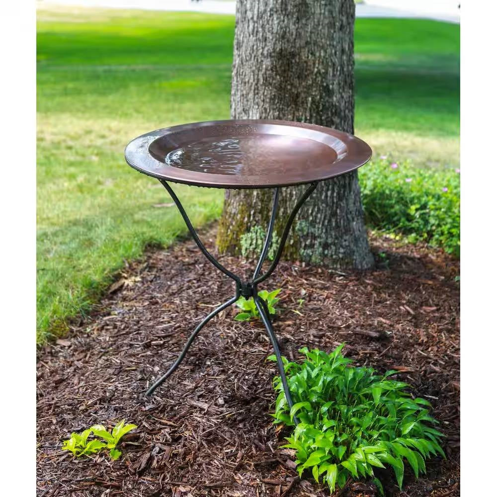 Bird Baths-29" High Tripod Ring Stand Bird Bath Base Only