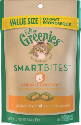 Greenies Smartbites Hairball Control Chicken Cat Treats - Purrfect Pet Kingdom