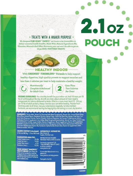 Greenies Smartbite Hairball Tuna Cat Treat