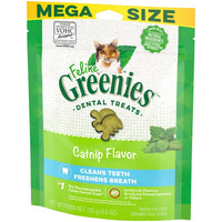 Greenies FELINE GREENIES Catnip Flavored Dental Treats, Mega Size (4.6oz)