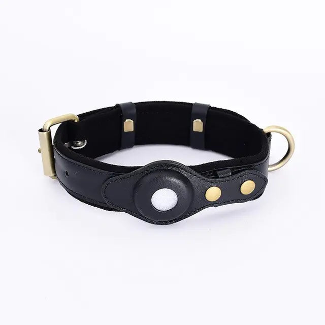 Leather Anti - Lost Dog Collar - Pet GPS Tracking Collar - Mimarta