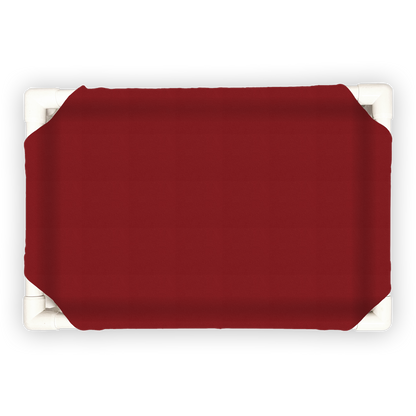 Dog Bed Red Outdoor Indoor Sunbrella Garnet 🛏️