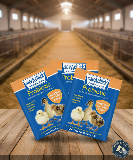 Sav-A-Chick Probiotic Digestive Health Supplement Poultry 3PCK