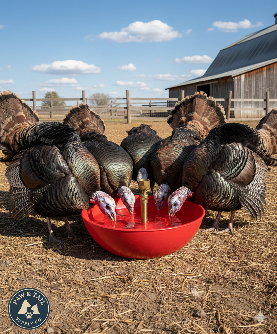 Little Giant King Size Automatic Poultry Water Fount Turkey 2550 1.5 Qt