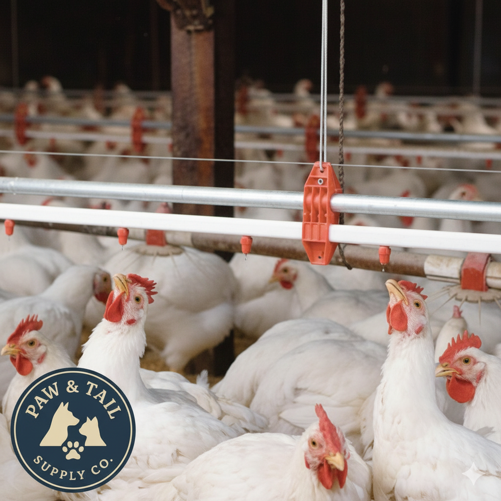 Monoflo Stainless Steel Poultry Nipple Drinker Durable 1/8" Threaded Design 1-Count