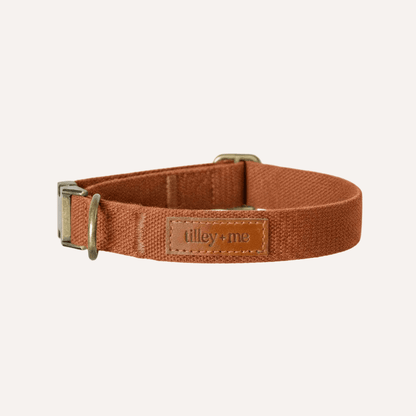 Tilley + Me Hemp Cotton Dog Collar – Durable, Adjustable,