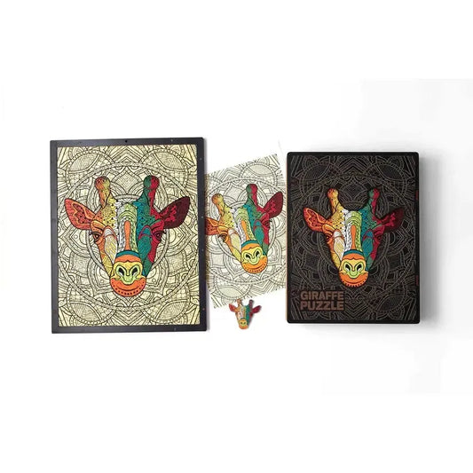 Giraffe 250 Piece Wooden Jigsaw Puzzle Geek Toys