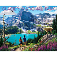 Glacier National Park 500 Piece Jigsaw Puzzle Boardwalk
