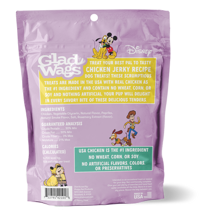 Glad Wags Chicken Jerky - 8oz - Table Scraps Treats