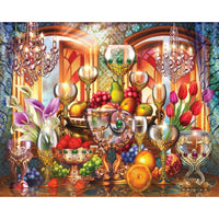 Golden Elegance 1000 Piece Jigsaw Puzzle Springbok