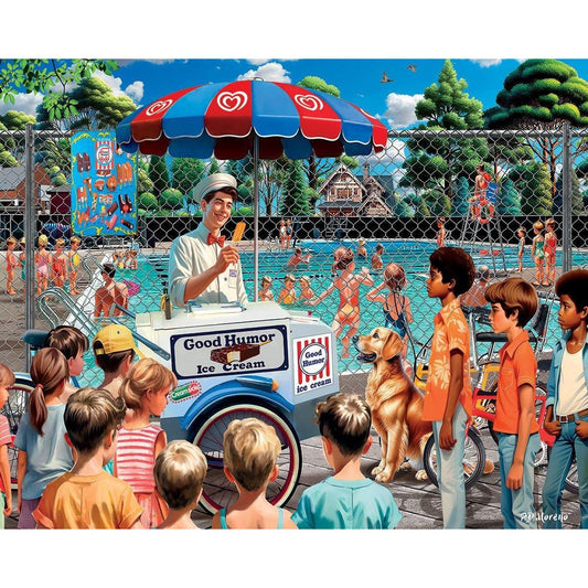 Good Humor Man 1000 Piece Jigsaw Puzzle White Mountain