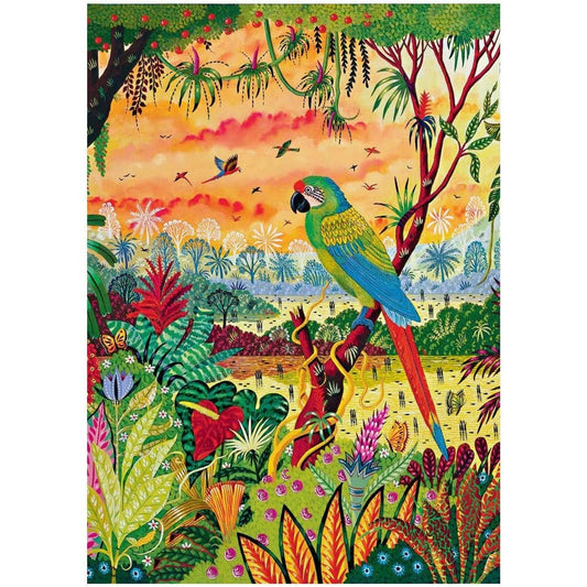 Great Green Macaw 1000 Piece Jigsaw Puzzle Piatnik
