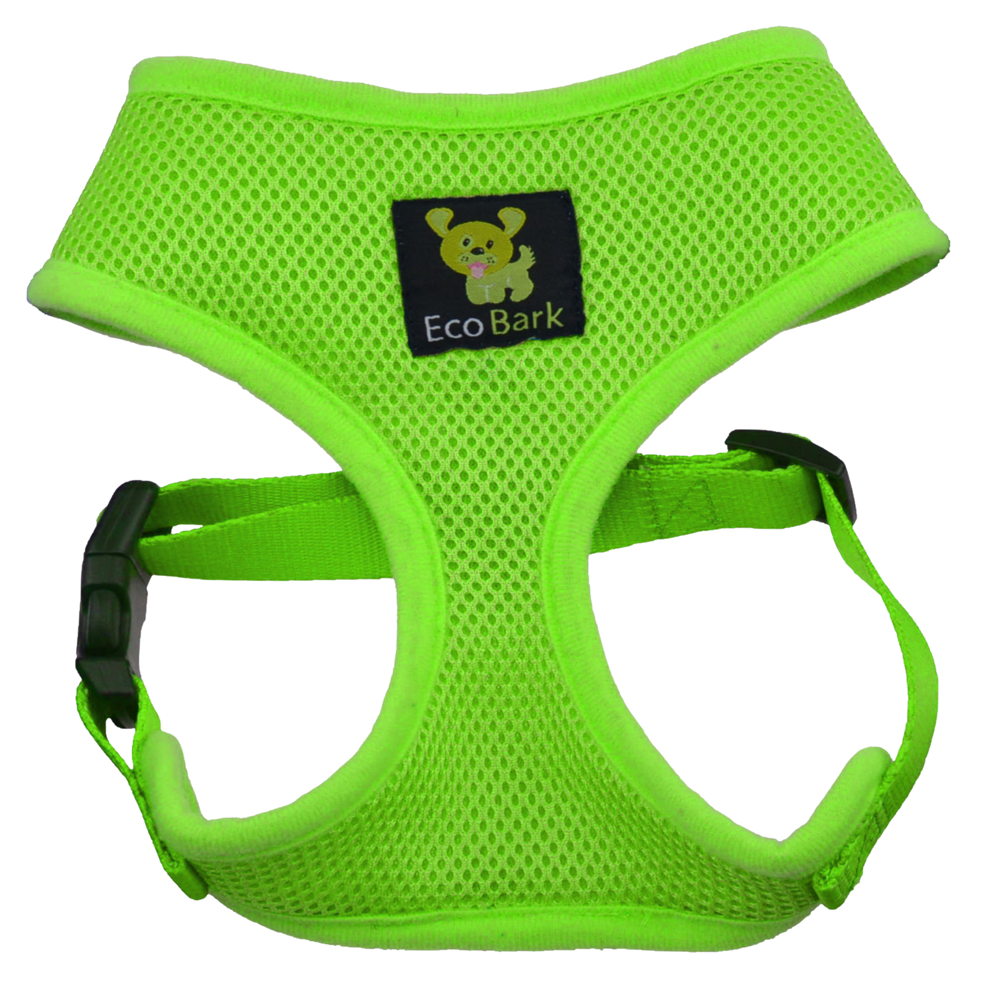 Dog Harness EcoBark Lime Green Harness Over-the-Head Soft - main product image for dog harness