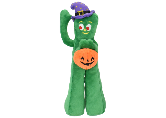 Multipet Gumby W Pumpkin Witch Hat Dog Toy 10 5 Interactive - main product image