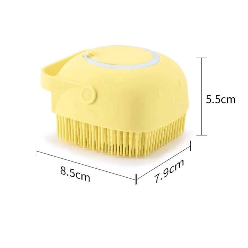 Pet Grooming Brush Soft Silicone Dogs Cats Massage 🧤