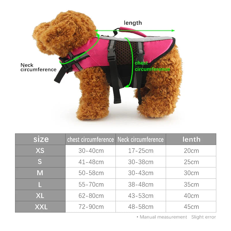 Pet Life Vest Jacket Comfortable Dog Swimsuit - Pet carrier - THRIXINE