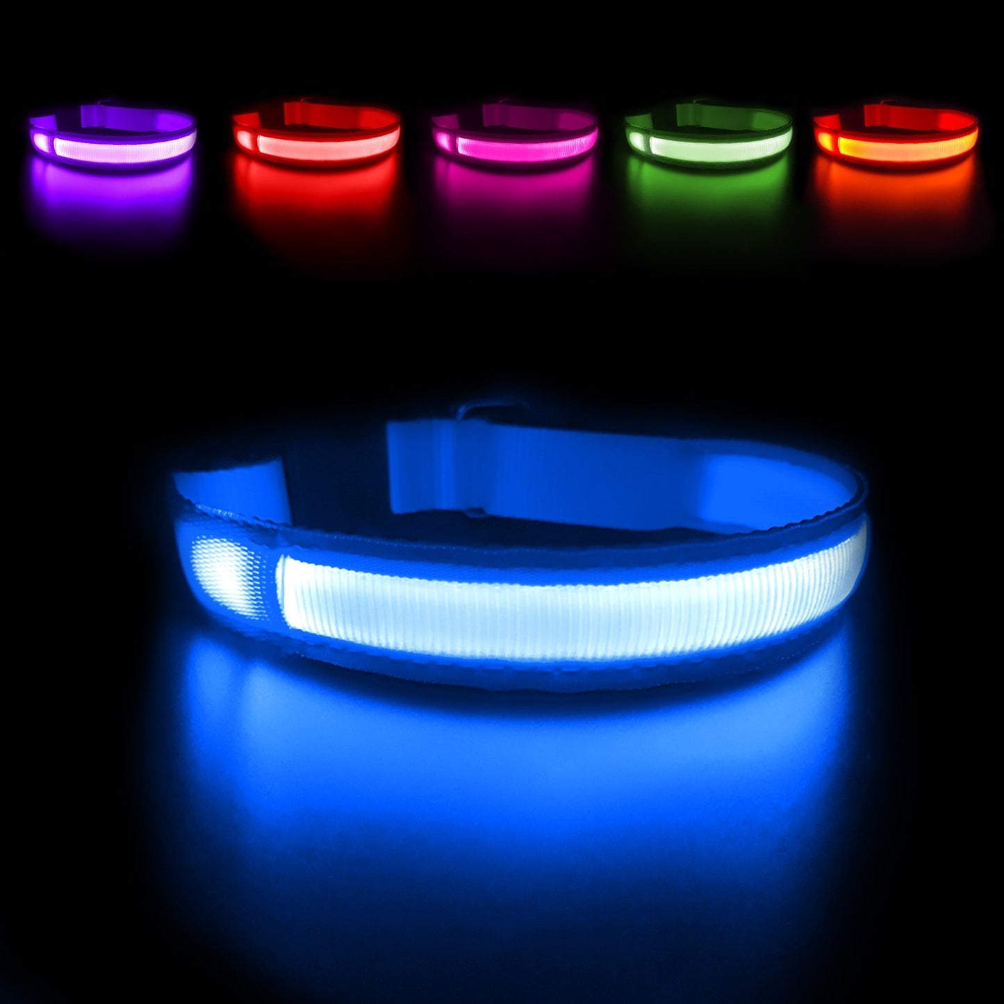 LED Waterproof Safety Dog Collar 💡